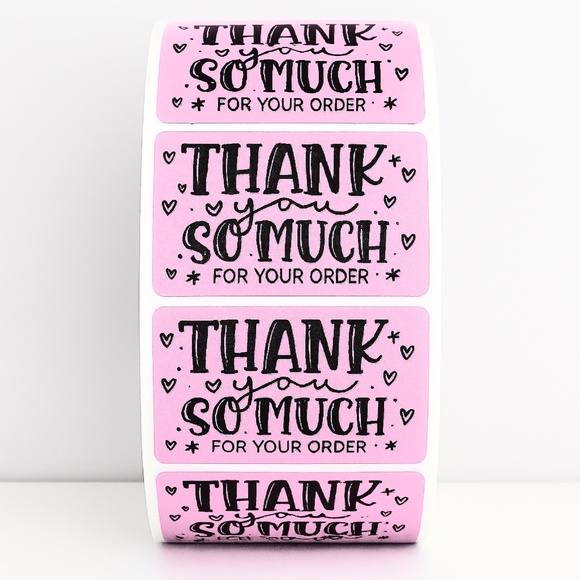 Thank You So Much For Your Order Sticker Small Shop sticker Small Business label - Picture 10 of 11